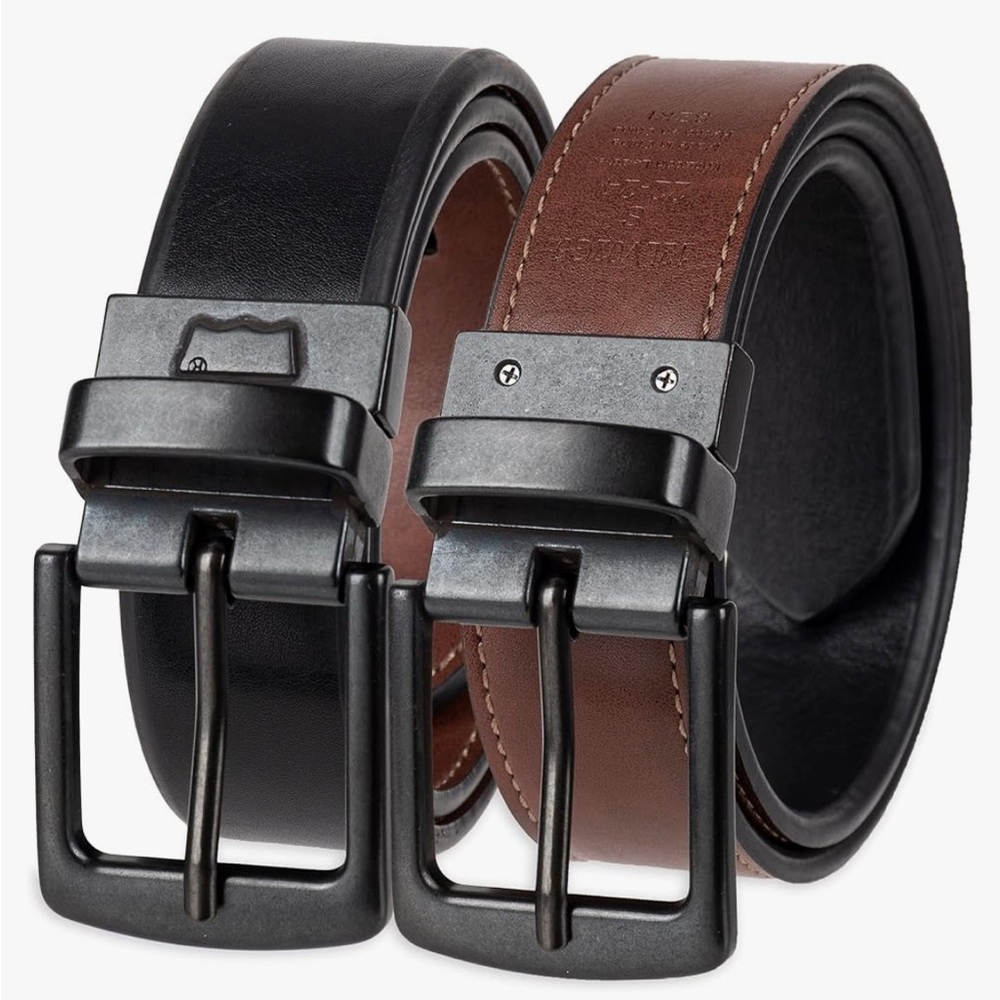Levi’s black brown reversible boys belt